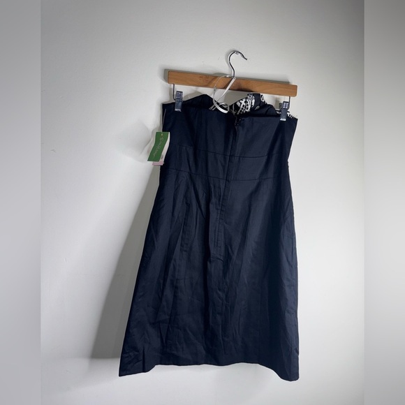 Lilly Pulitzer Crystal Black Late Night Toile Underlay Beaded Waist Dress - Picture 7 of 13